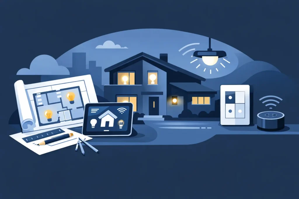 Smart Home Lighting Control Installation Planning