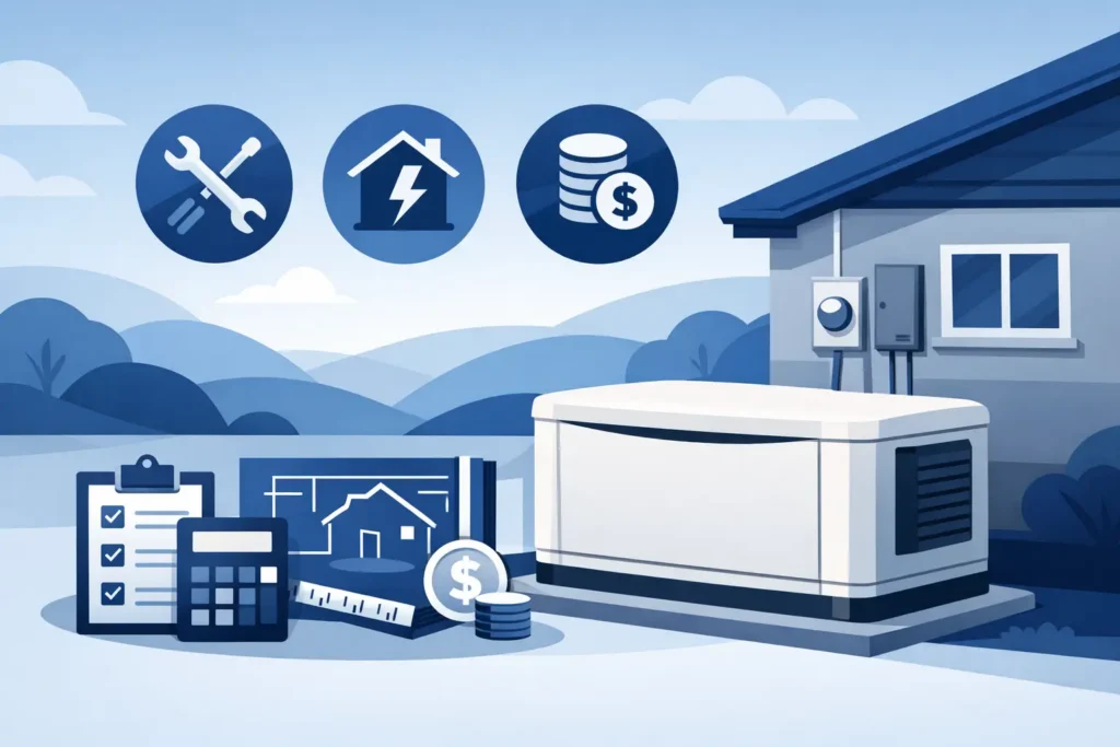 Standby Generator Installation Cost Factors
