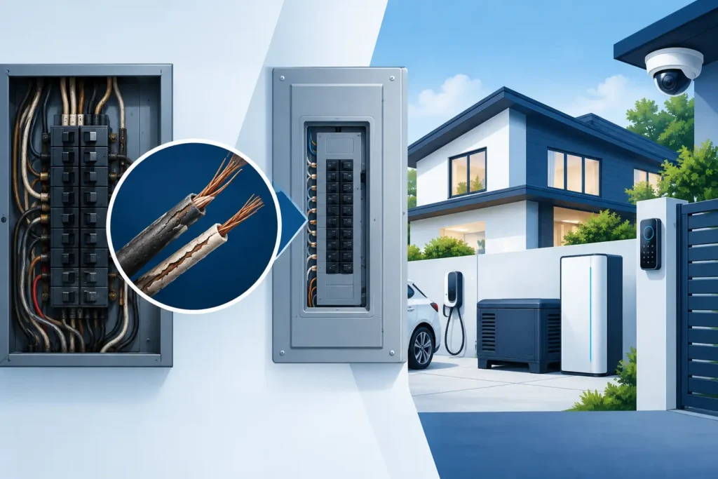 When to Replace Aging Electrical Wiring Safely